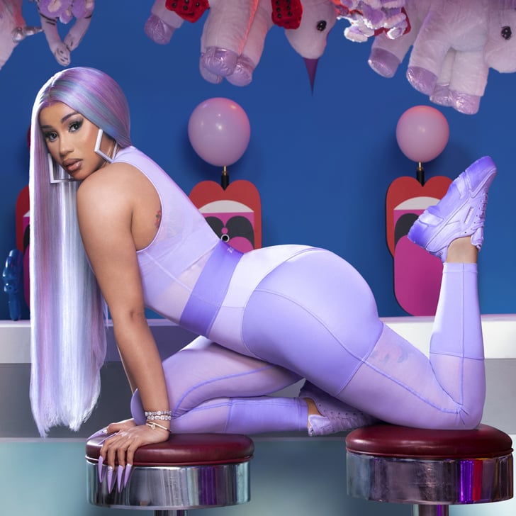 Cardi B Drops a '90s-Inspired Reebok Apparel Collection