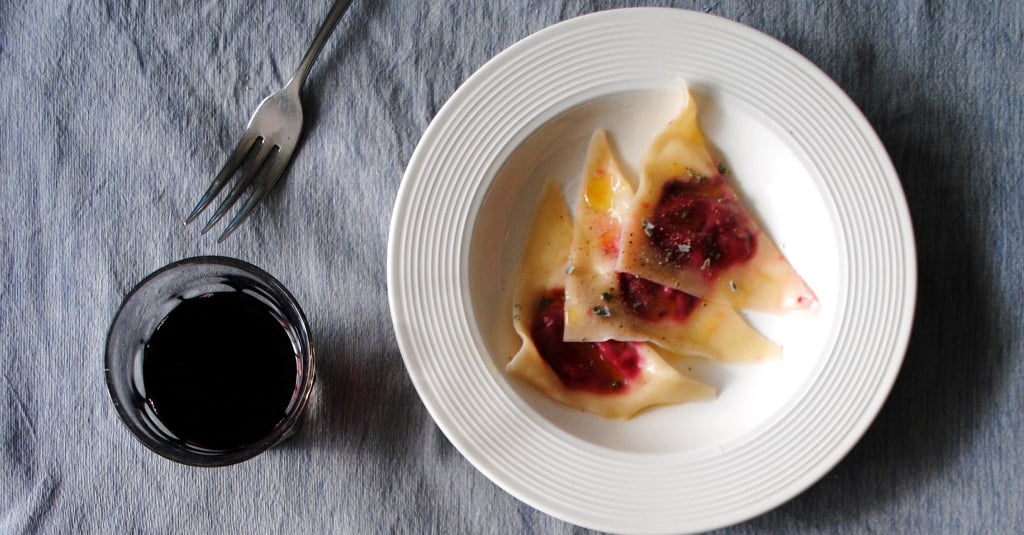 Roasted Beet Ravioli