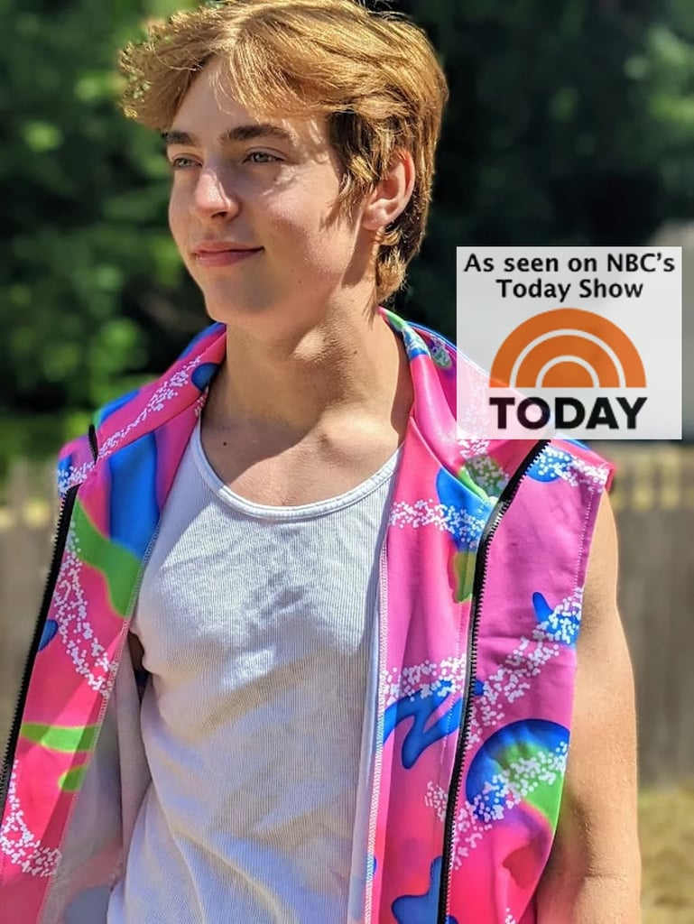 Malibu Print Sleeveless Jacket Vest