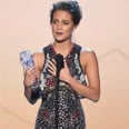 Alicia Vikander's Critics' Choice Awards Dress Is the Fashion Version of a Mic Drop