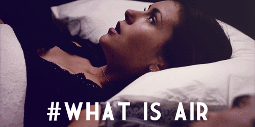 And you still can't really breathe . . .