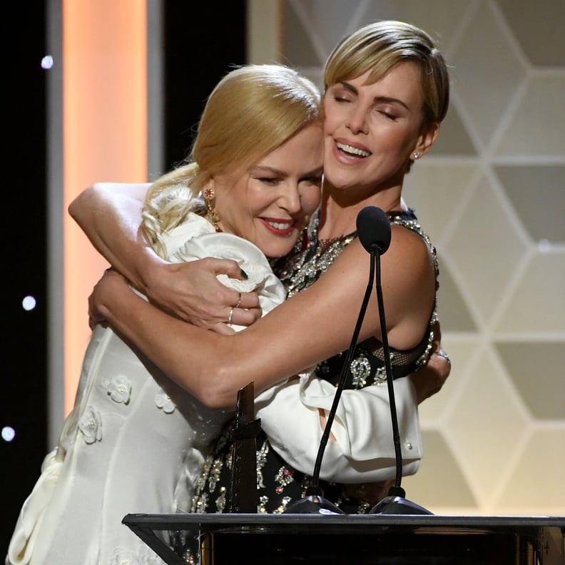 Nicole Kidman and Charlize Theron at the 23rd Annual Hollywood Film Awards