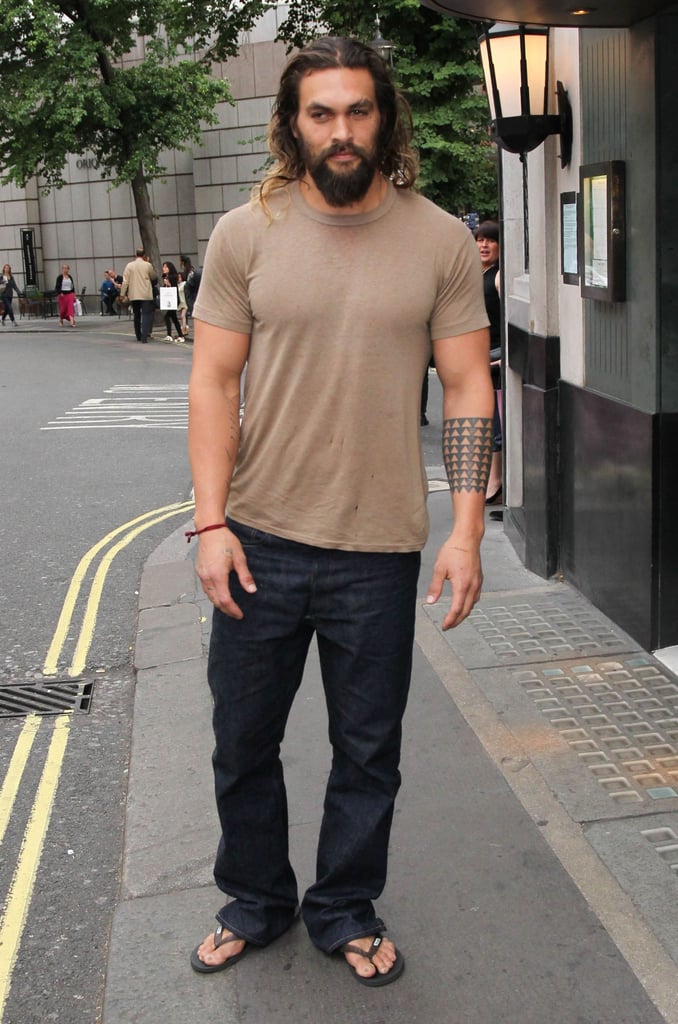 Jason Momoa Out in London August 2016