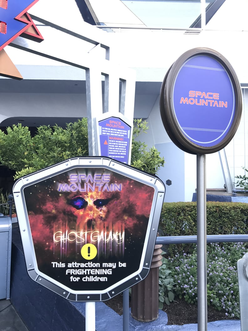 Space Mountain turns into a frightening experience called Ghost Galaxy.