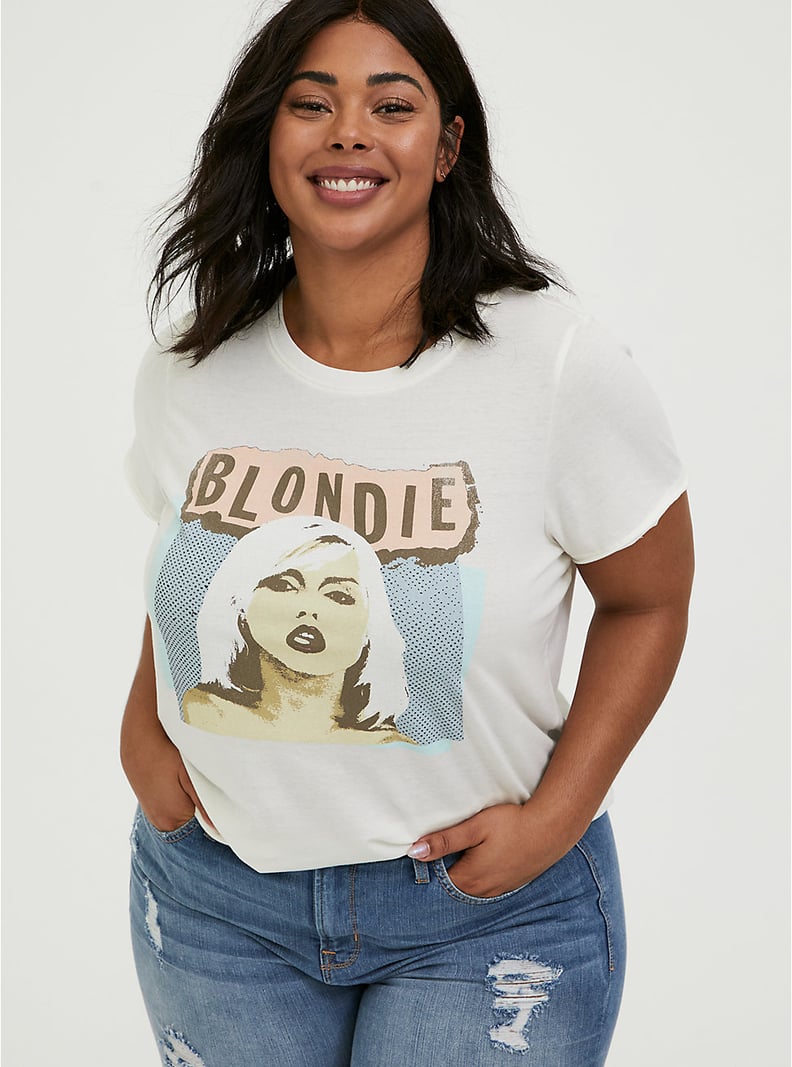 Torrid Blondie Ivory Crew Tee