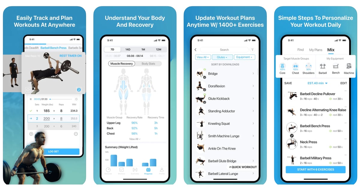 Jefit 10 Best WorkoutTracking Apps to Download POPSUGAR Fitness