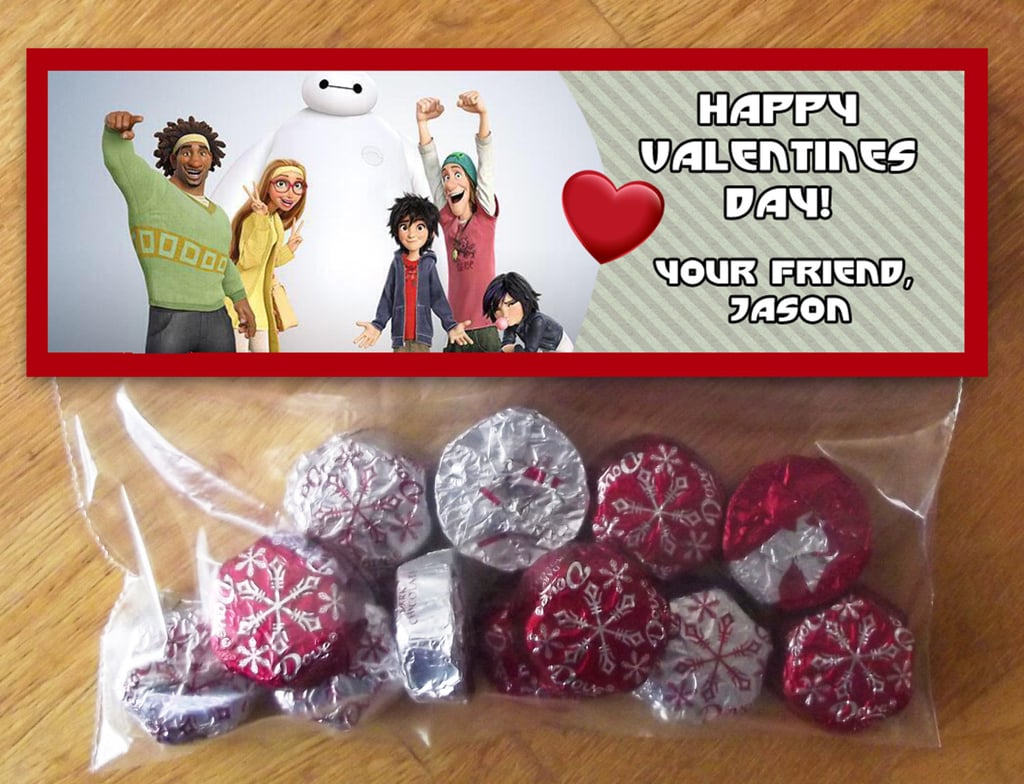 Big Hero 6 Valentines Favor Bags