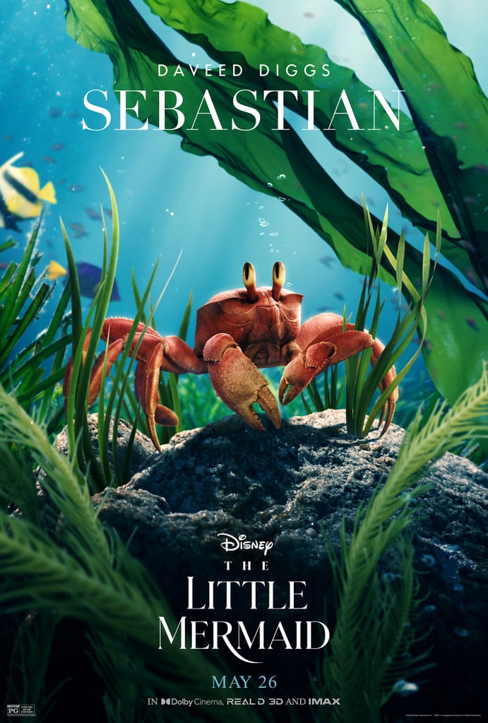 Daveed Diggs as Sebastian in "The Little Mermaid" Poster LiveAction