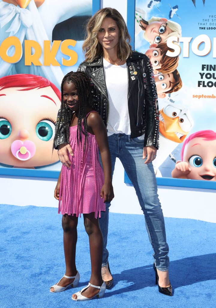 Jillian Michaels and Daughter at Storks Premiere 2016
