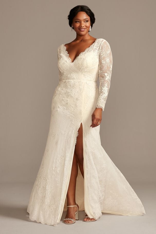 70+ Long Sleeve Wedding Dresses Plus Size - Best Shapewear for