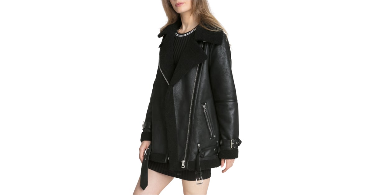 Avec Les Filles Faux Shearling Biker Jacket 24 Seriously Good