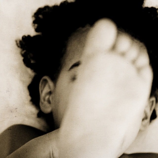 Blue Ivy Carter showed off her growing foot.
Source: Instagram user beyonce