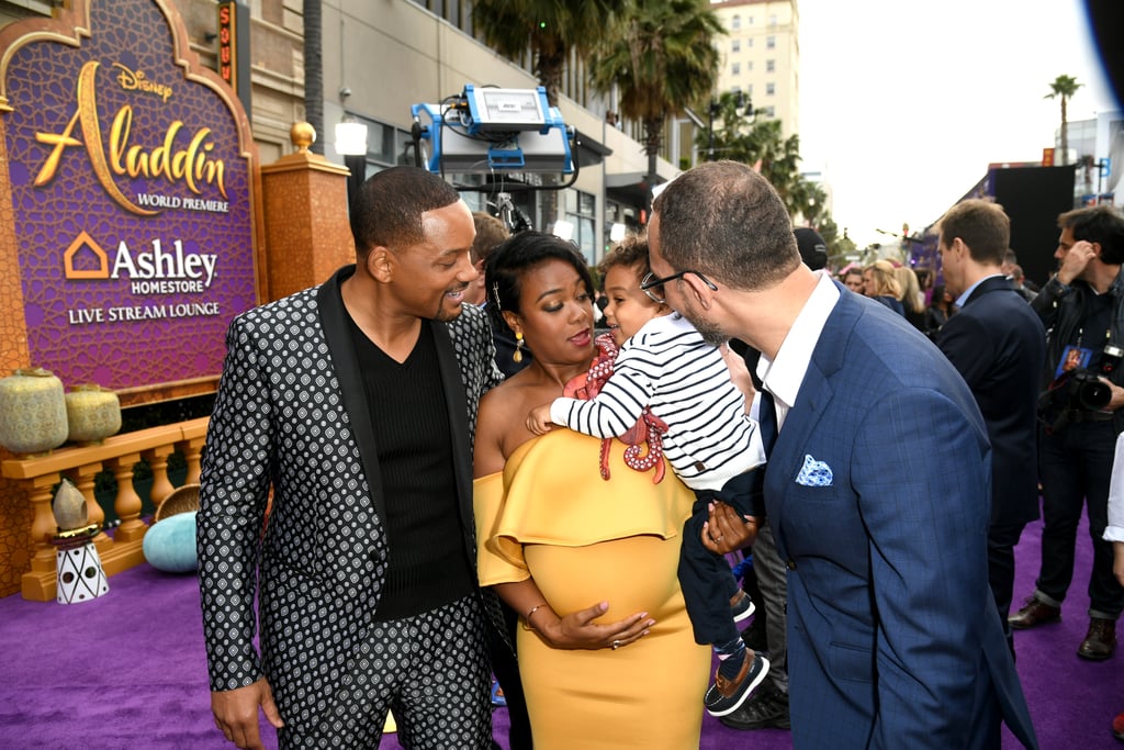 Will Smith and Alfonso Ribeiro at the Aladdin Premiere 2019