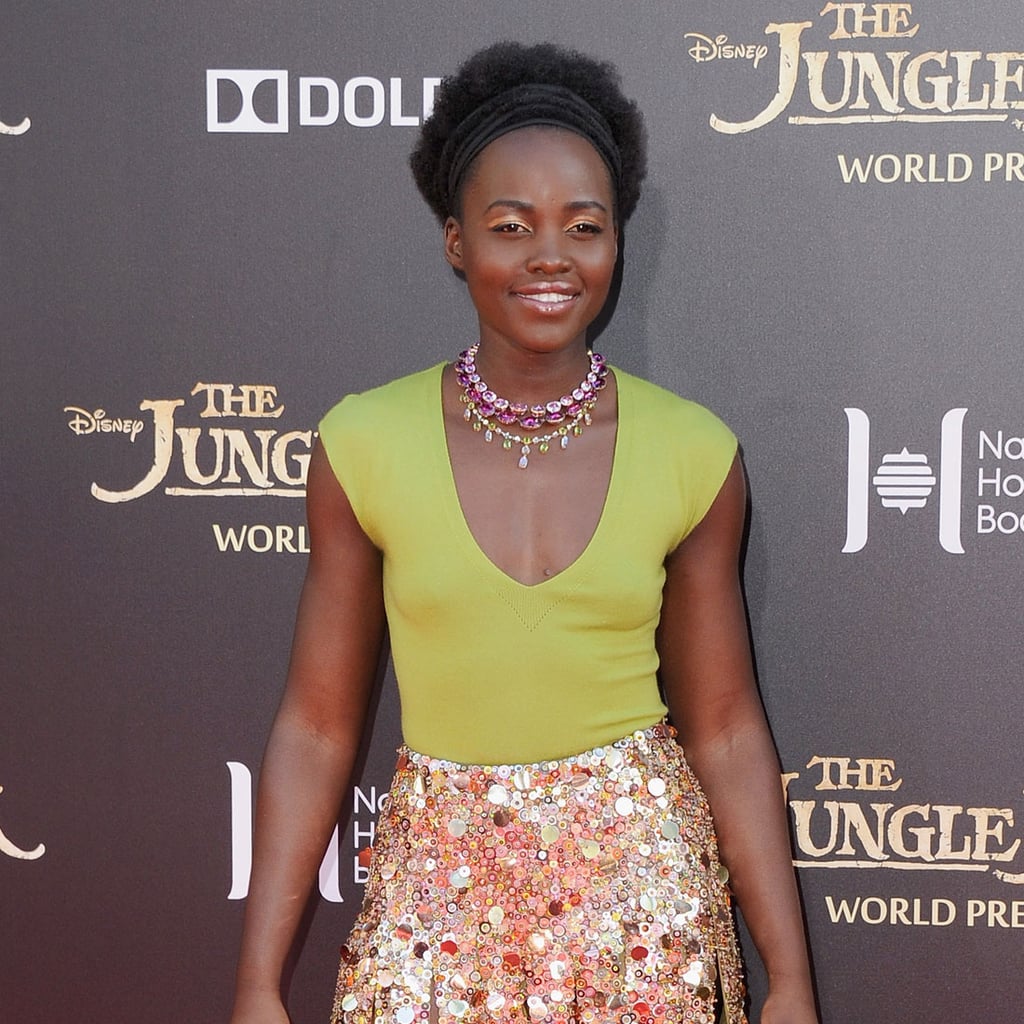 Lupita Nyong'o Wearing J.Crew at The Jungle Book Premiere