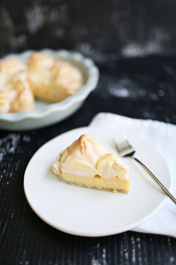 Vanilla Cream Pie With Marbled Meringue