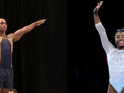 Simone Biles's Boyfriend, Stacey Ervin Jr., Is a Gymnast Too | POPSUGAR