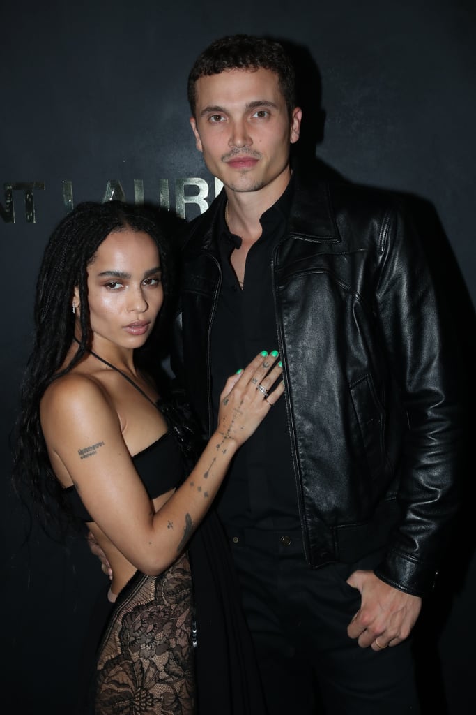 Zoë Kravitz and Karl Glusman Paris Fashion Week 2019 Photos