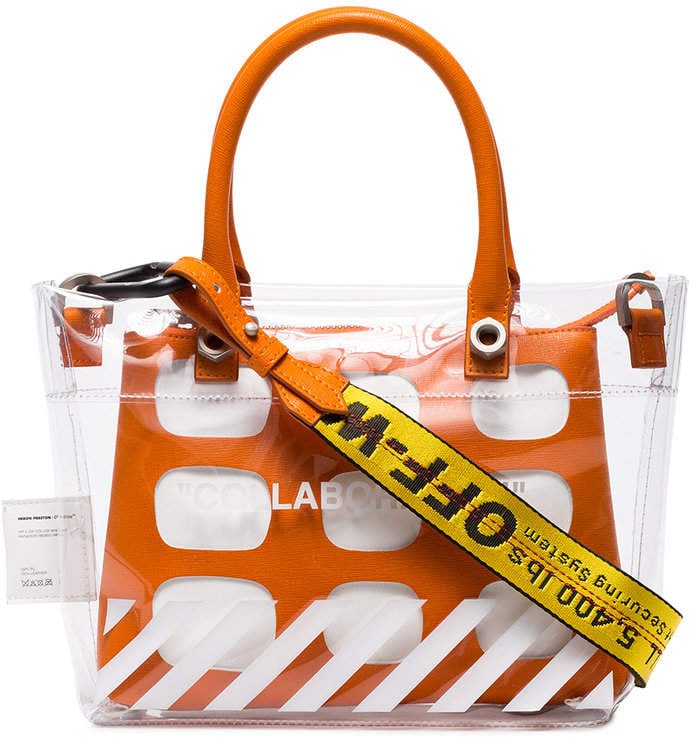 Heron Preston x Off-White Collaboration Mini PVC Tote Bag