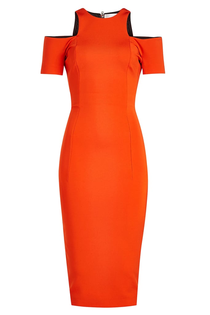 Victoria Beckham Tailored Dress With Cold Shoulders