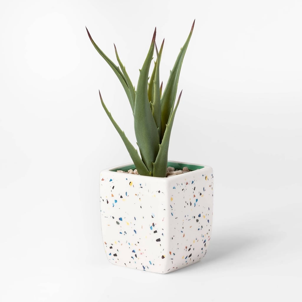 Splatter Print Square Planter