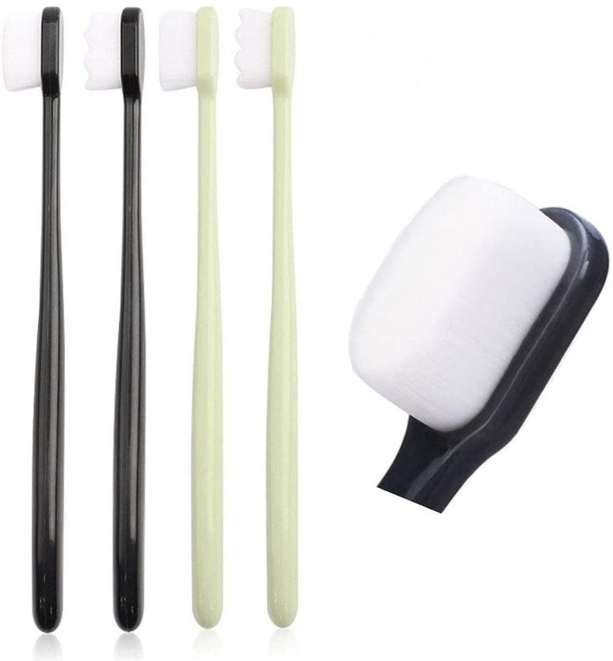 KAHIOE 4PCS/Pack 10000 Hairs Toothbrush