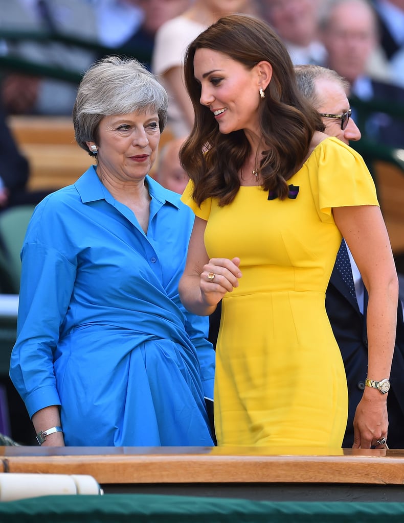 Kate Middleton Yellow Dress Wimbledon 2018  POPSUGAR Fashion Photo 13