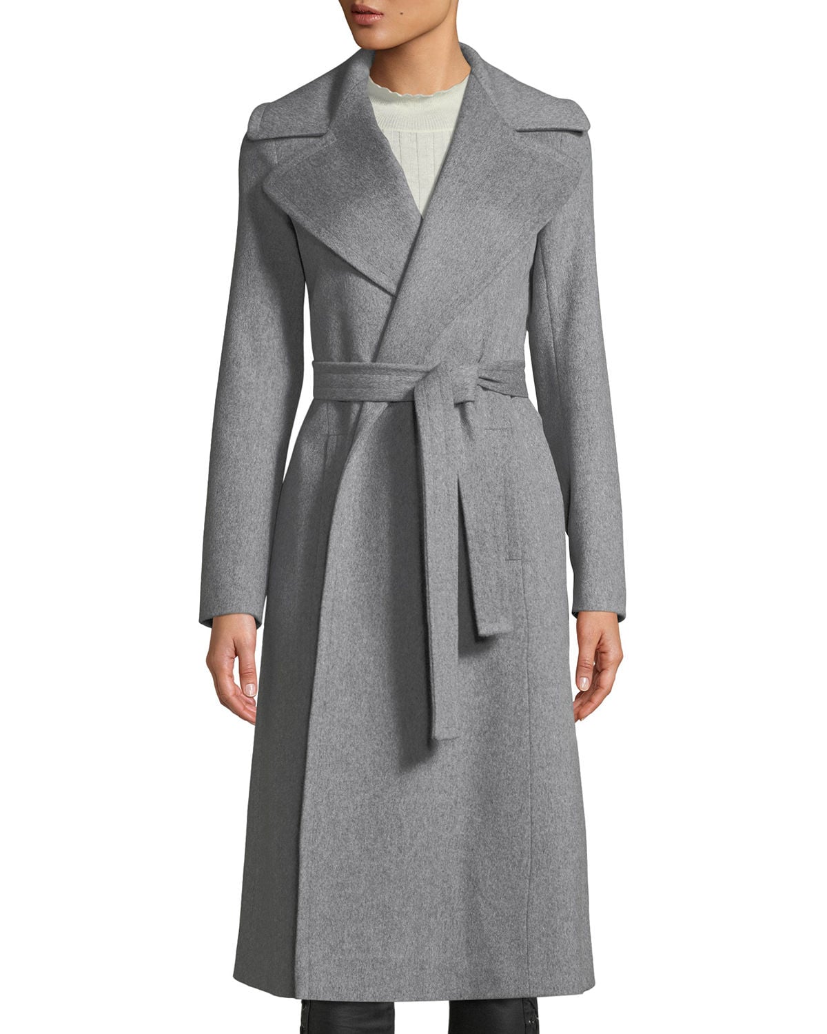 Fleurette wrap coat sales