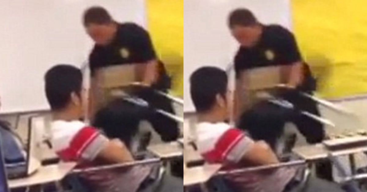 Officer Removing a Female High School Student From Class | PS Family