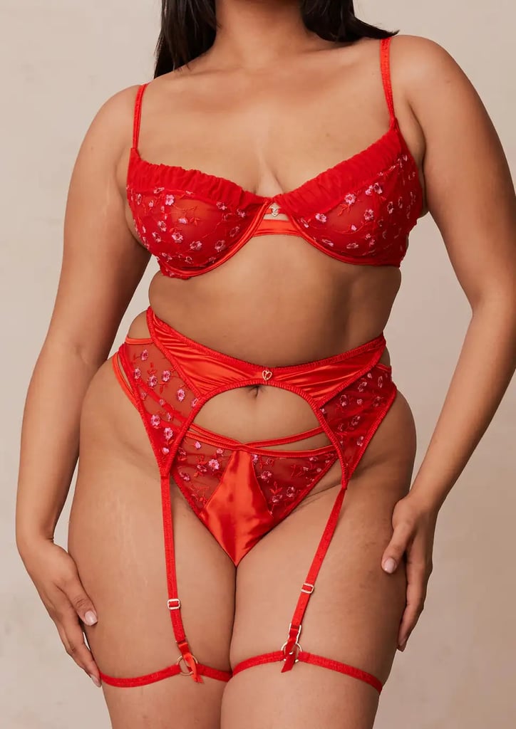 Red Valentine’s Day Underwear: Intimate Lingerie Set