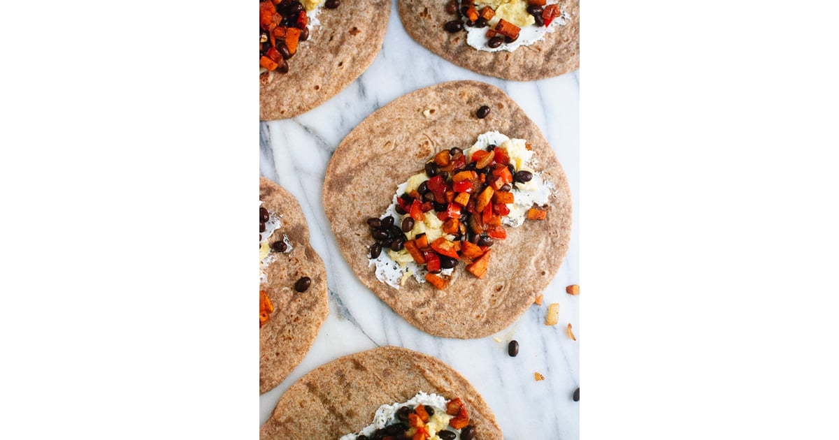 FreezerFriendly Sweet Potato Hash and Black Bean Burritos MakeAhead