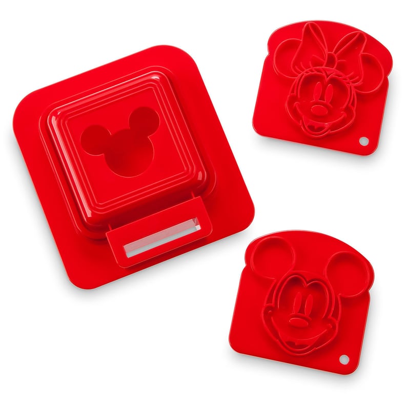 Mickey and Minnie Mouse Sandwich Stamp and Crust Cutter Set