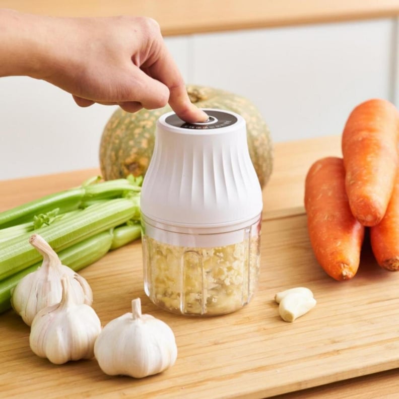 For Easy Mincing: Novobey Electric Mini Garlic Chopper