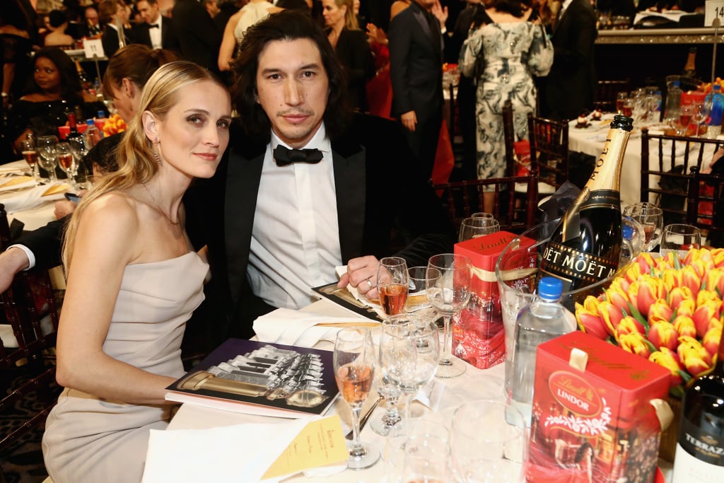 Pictured: Adam Driver and Joanne Tucker