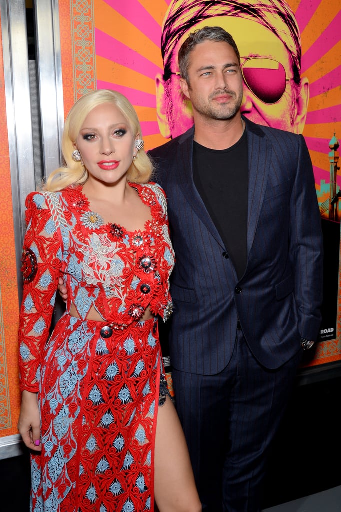 Lady Gaga and Taylor Kinney at the Rock the Kasbah Premiere