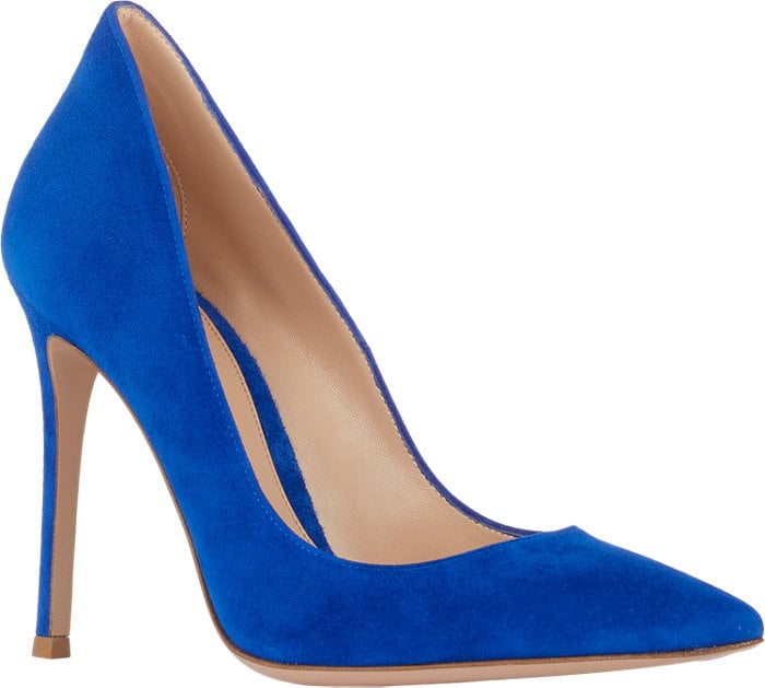 Gianvito Rossi Suede Point-Toe Pumps ($765)