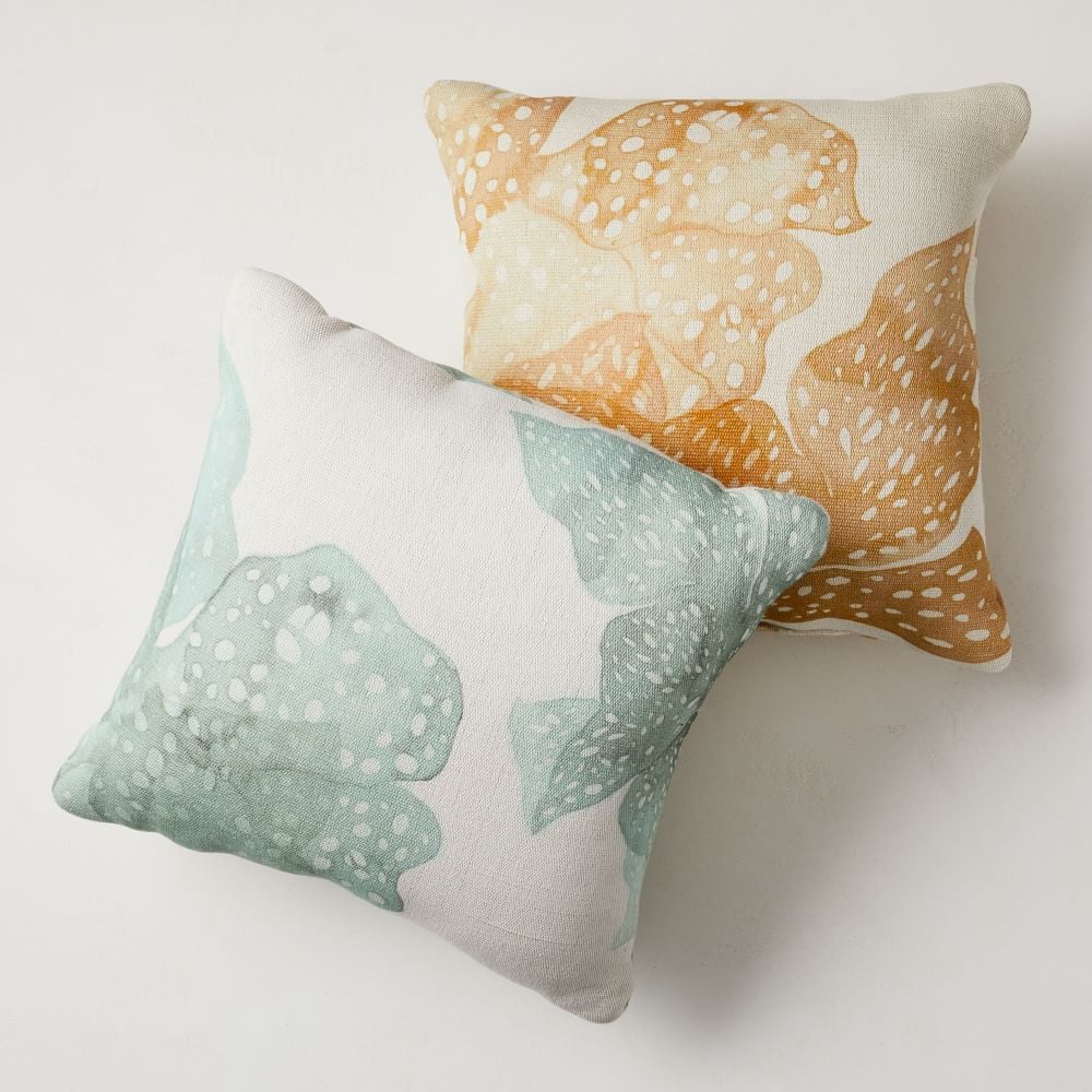 West Elm Coral Indoor/Outdoor Pillow