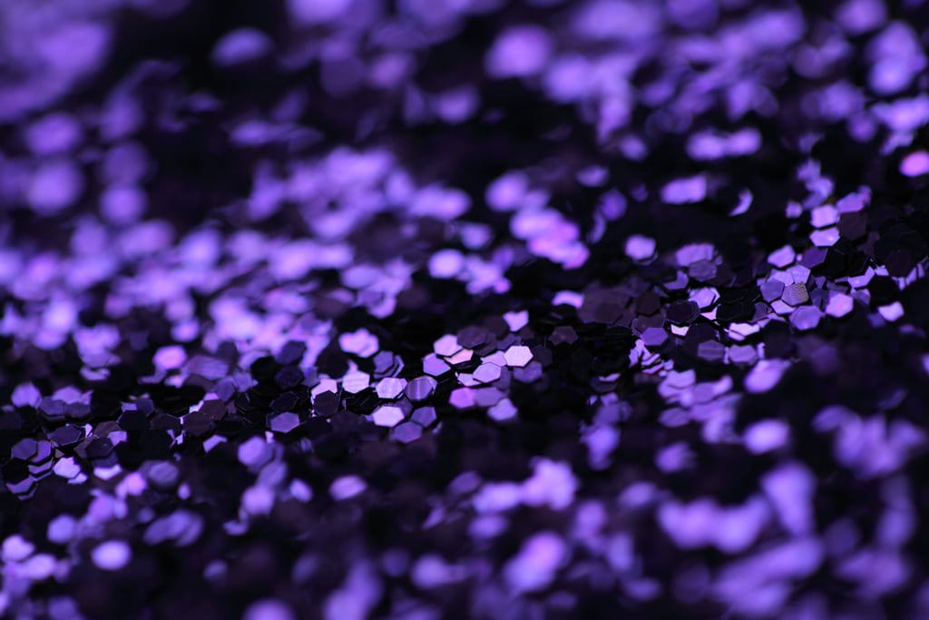 Purple Confetti Zoom Background