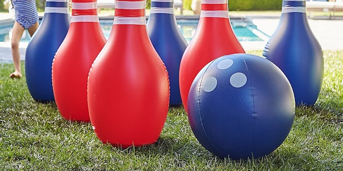 Jumbo Inflatable Bowling Set | PS Family