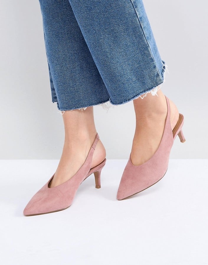 ASOS Slingback Kitten Heels You Don t Have to Wait a Second