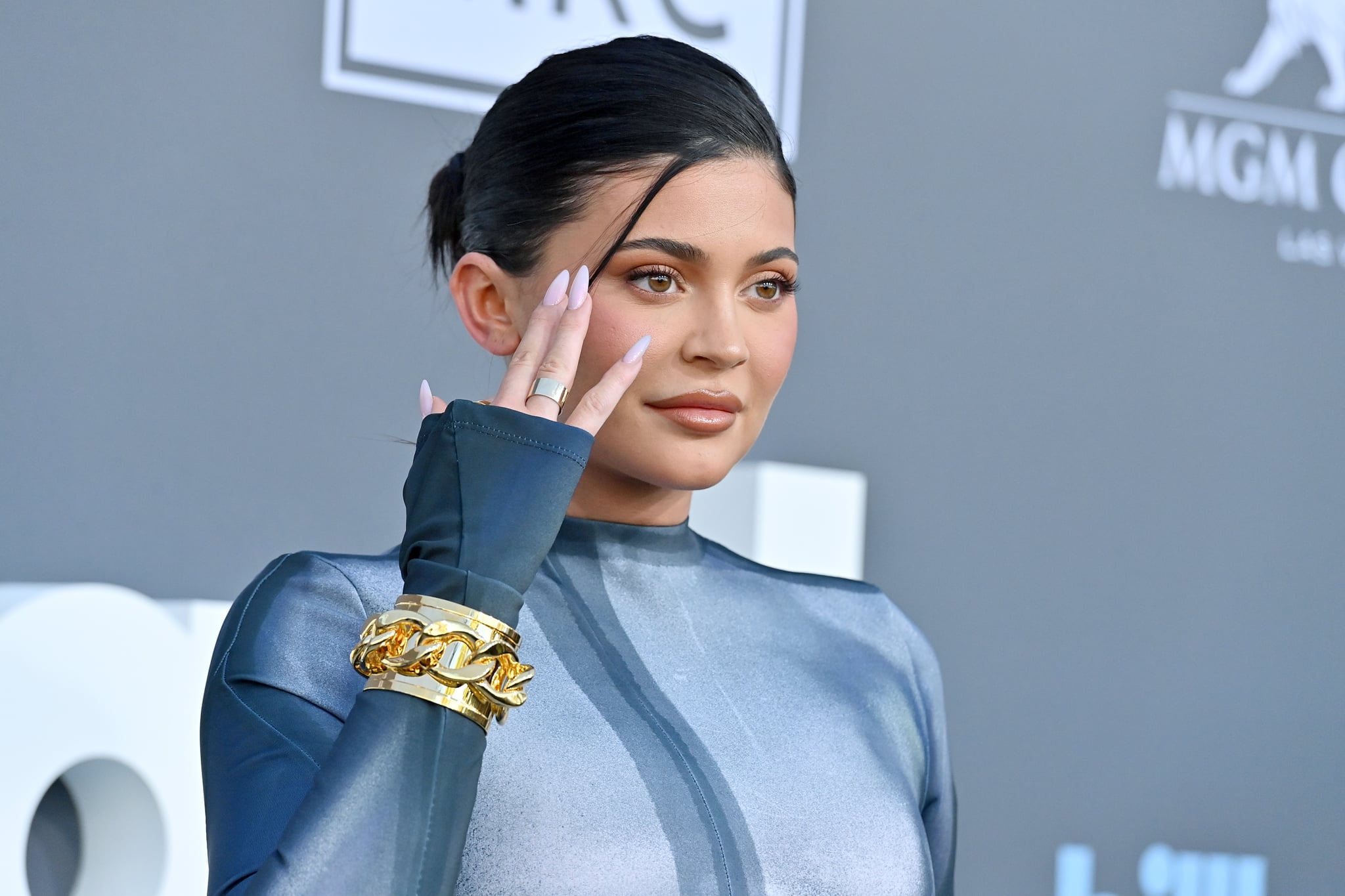 LAS VEGAS, NEVADA - MAY 15: Kylie Jenner attends the 2022 Billboard Music Awards at MGM Grand Garden Arena on May 15, 2022 in Las Vegas, Nevada. (Photo by Axelle/Bauer-Griffin/FilmMagic)