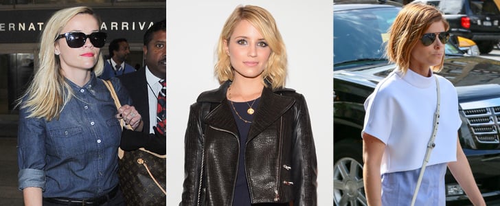 How to Wear Black and Blue Celebrity Style