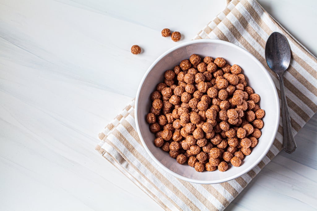 Chocolate Cereal With Chia Seeds and Mixed Nuts