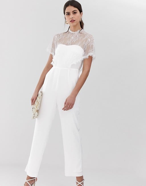 Y.A.S Lace Bodice Jumpsuit