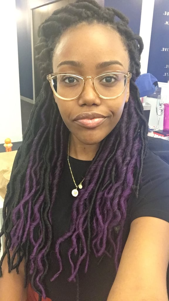 Who: Mekishana Pierre, associate social media strategist 

Complexion: Deep
Review: "I love this gloss! It's sheer so I still get the natural look I love, but just the right amount of glossy to make my lips pop. It's the perfect fit when you want a clean look without too much flash but still want a little something extra. It's fun and, most importantly, it's NOT sticky! That's the one thing I've always hated about lip gloss, and Fenty Beauty made sure that wasn't the case. I would definitely wear this all the time!"