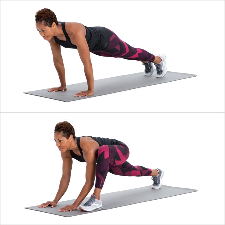 Modification Plank to Lunge Try the Burpee Bolt, an Intense Core