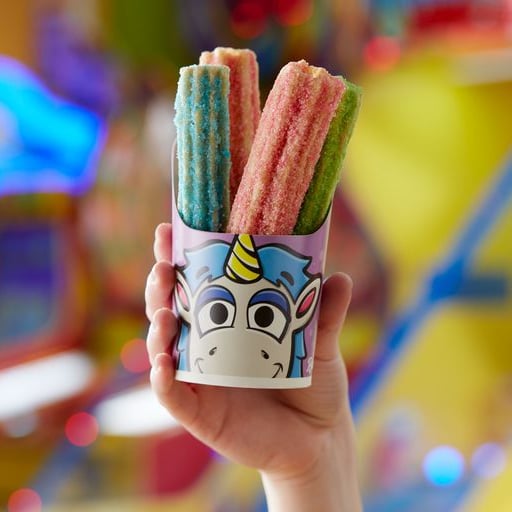 Chuck E. Cheese's Unicorn Churros