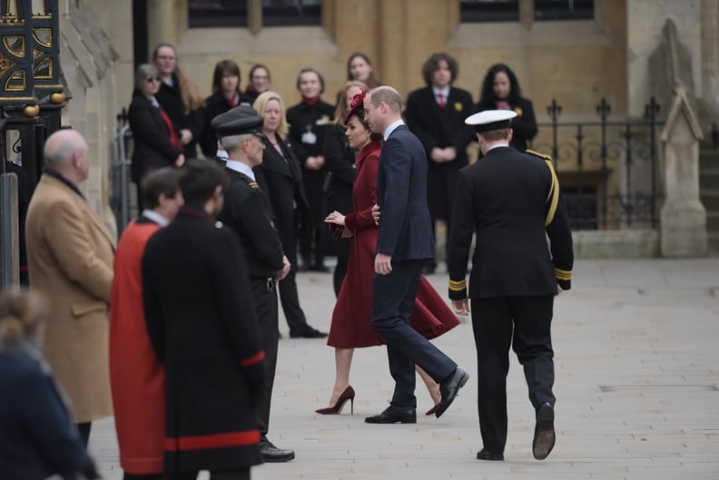 The Duke and Duchess of Cambridge at Commonwealth Day Service 2020