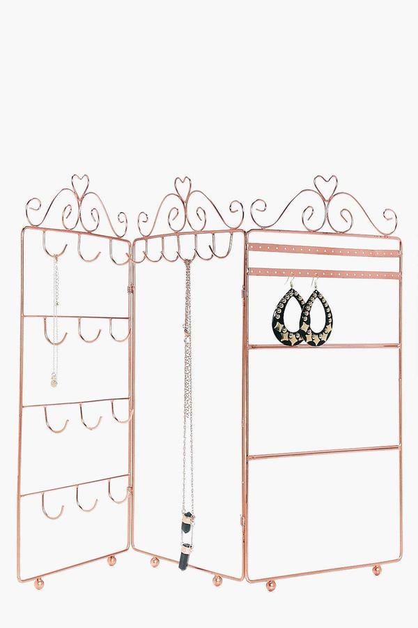 Copper Triple Jewelery Display