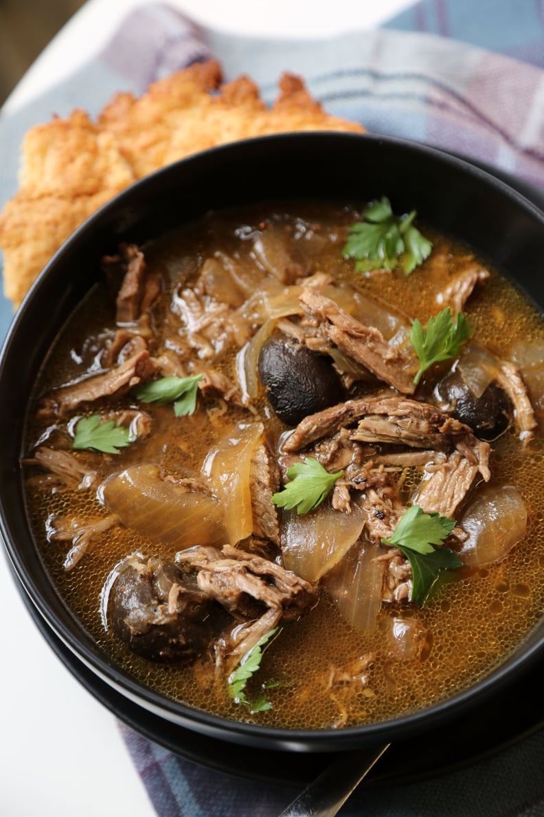 French Onion Pot Pie Soup