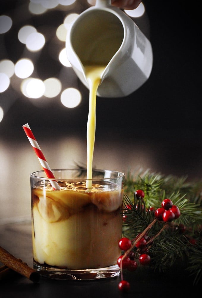Christmas Cocktail Recipe: Eggnog White Russian